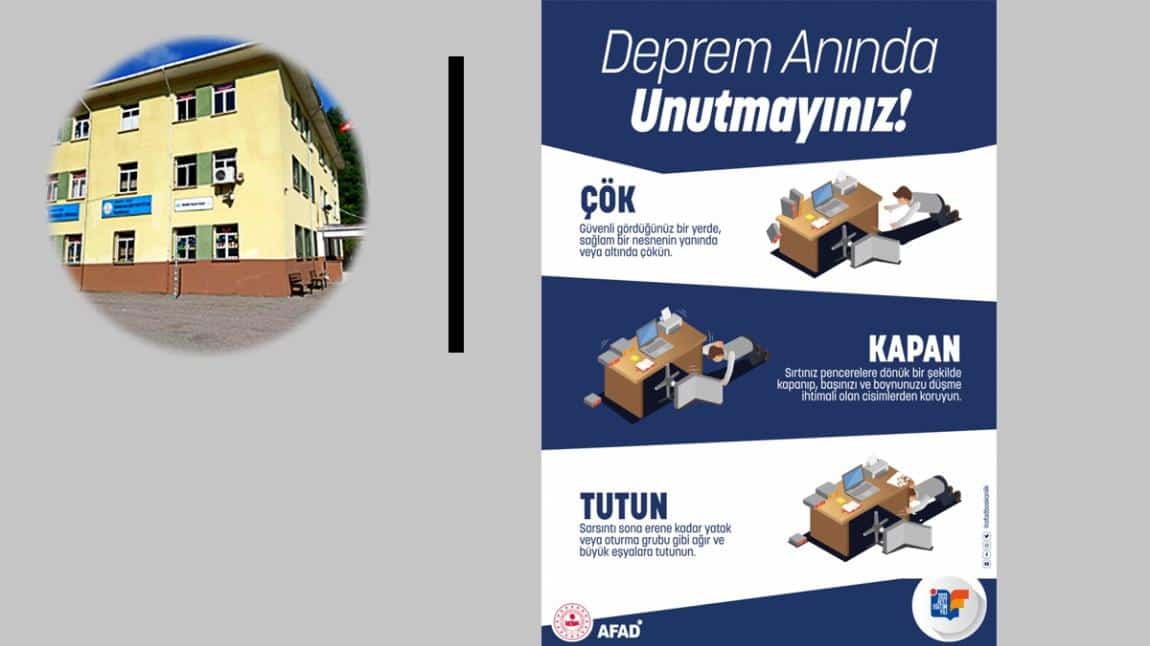 TÜM SINIFLARIMIZDA AFET FARKINDALIK EĞİTİMİ VİDEOSUNU İZLEDİK